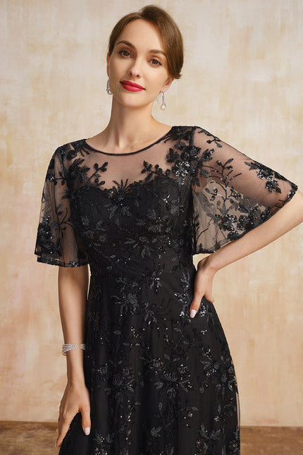 Robe Demoiselle D'Honneur Noire - gallery 2