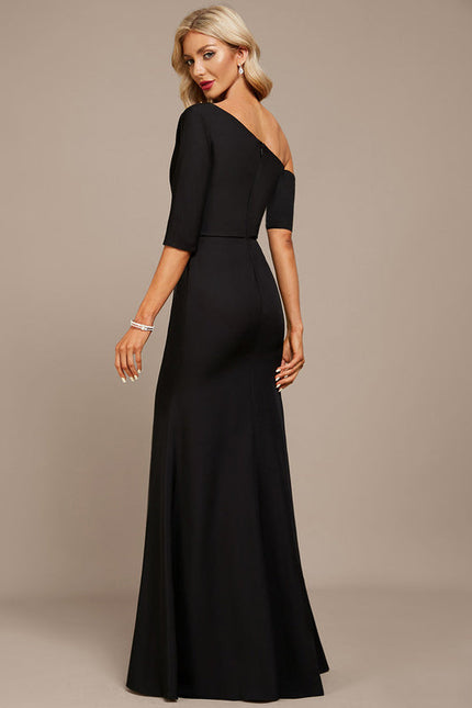 Robe Fourreau Chic Asymétrique Élégante - gallery 5