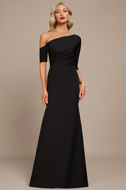 Robe Fourreau Chic Asymétrique Élégante - gallery 2