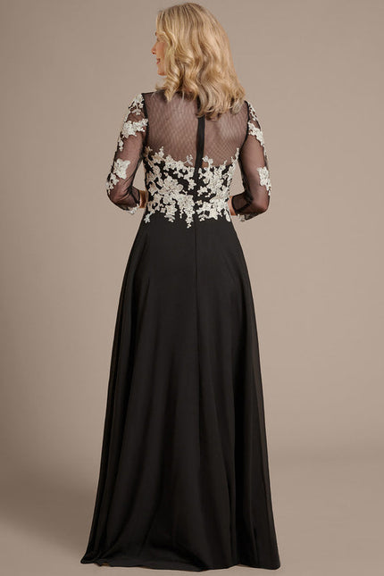 Robe Noire Luxe Dentelle - gallery 5