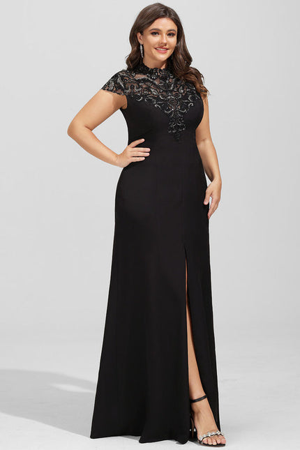 Robe Fourreau Élégante À Fente - gallery 8