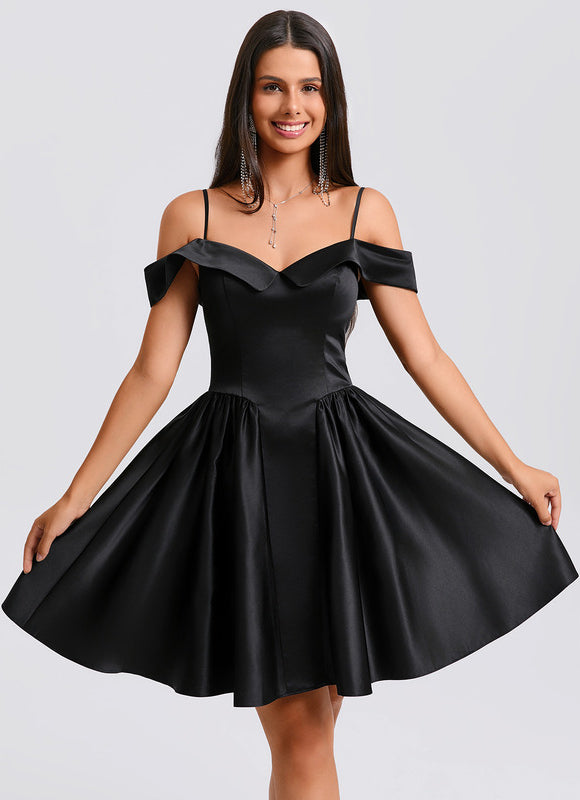 Robe Trapèze Noire - gallery 2