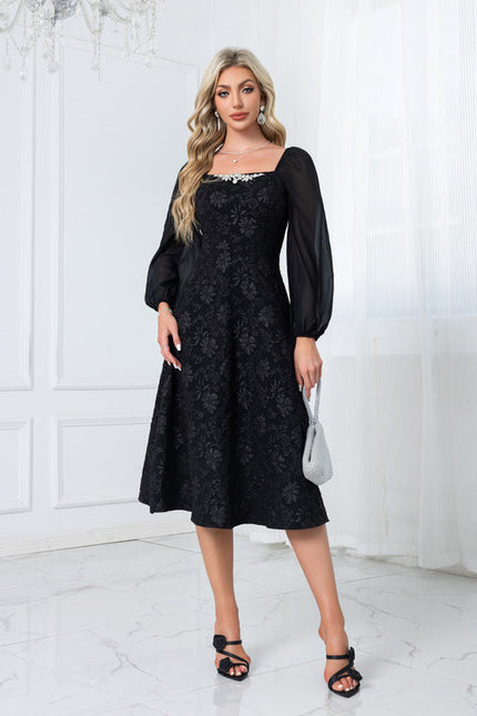 Robe Noire Chemise - gallery 3