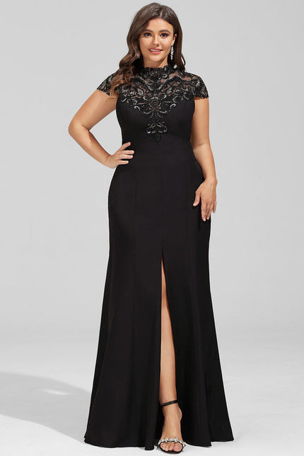 Robe Fourreau Élégante À Fente - gallery 7