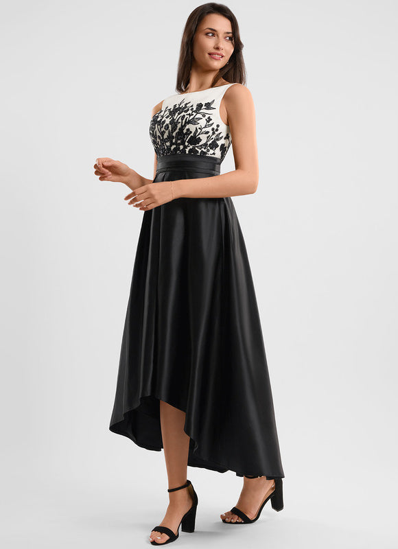 Robe De Bal Noire Élégante - gallery 2