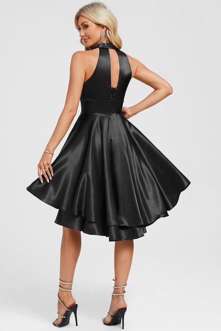 Robe Noire À Volants - gallery 5