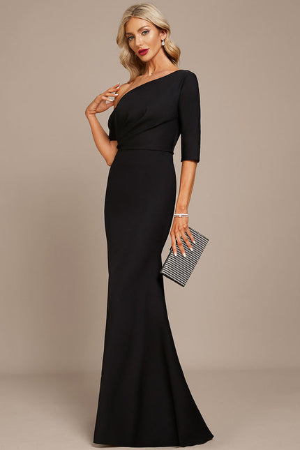 Robe Fourreau Chic Asymétrique Élégante