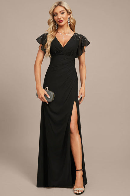 Robe Noire Décolleté Coeur - gallery 1