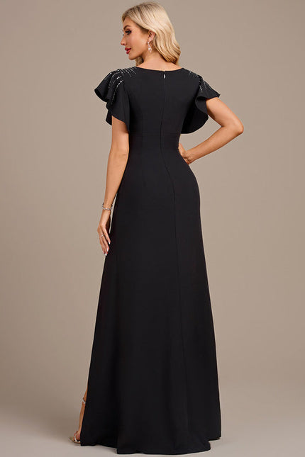 Robe Longue Fourreau Noire - gallery 5