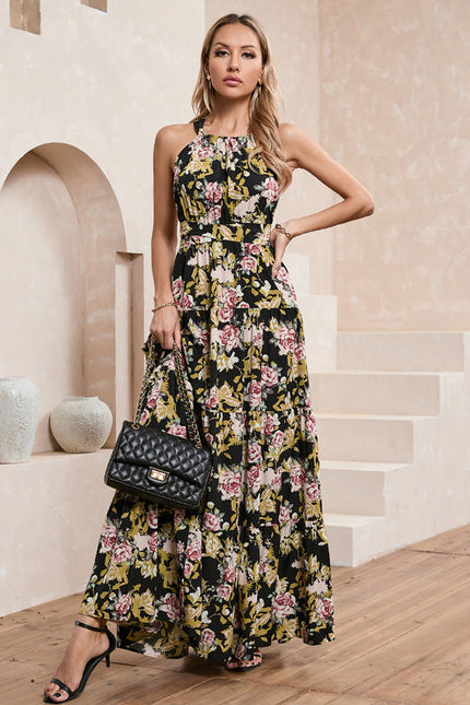 Robe Longue Noir Boheme - gallery 4