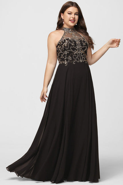 Robe De Bal Chic En Mousseline - gallery 7