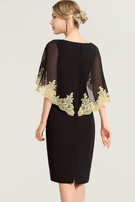 Robe Noire Croisée - gallery 1