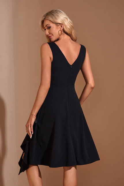 Robe Noire Drapee - gallery 1