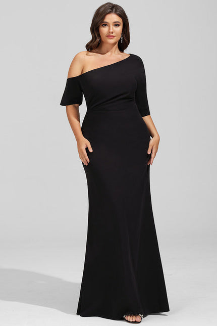 Robe Fourreau Chic Asymétrique Élégante - gallery 6