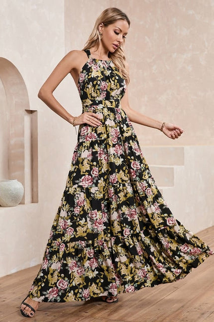 Robe Longue Noir Boheme