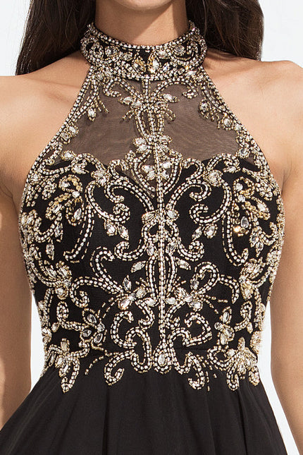 Robe De Bal Chic En Mousseline - gallery 2