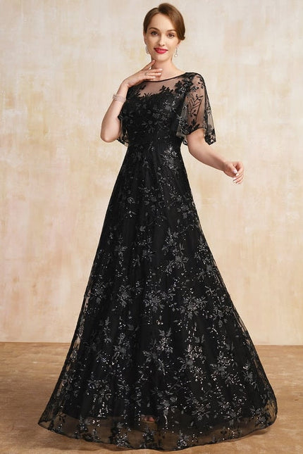 Robe Demoiselle D'Honneur Noire