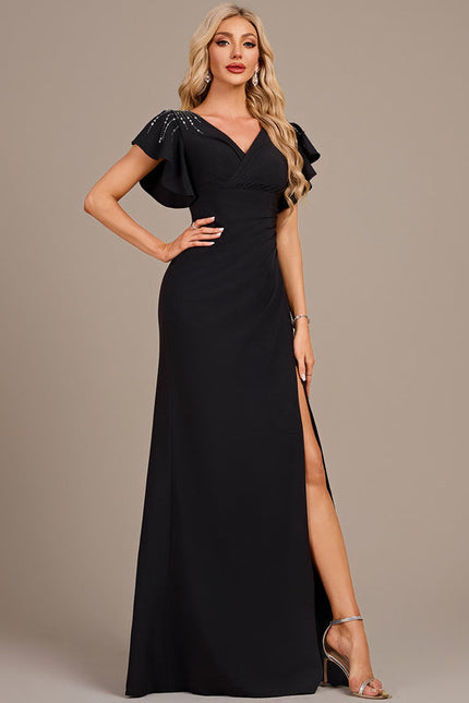Robe Longue Fourreau Noire - gallery 3