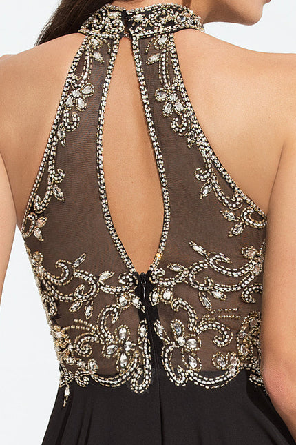 Robe De Bal Chic En Mousseline - gallery 1