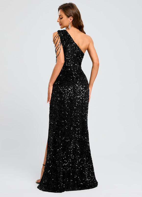 Robe Noire Luxe Pailletée - gallery 3