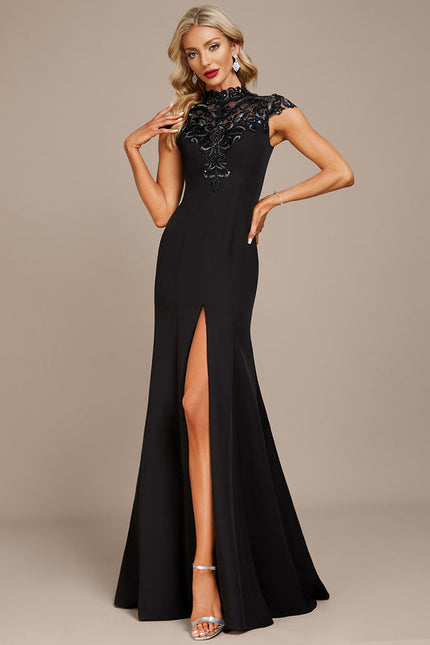 Robe Fourreau Élégante À Fente