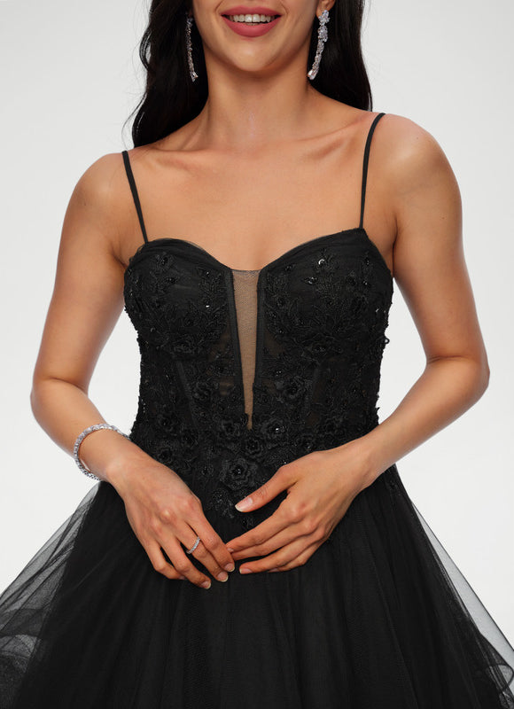 Robe De Bal Tulle À Volants - gallery 5