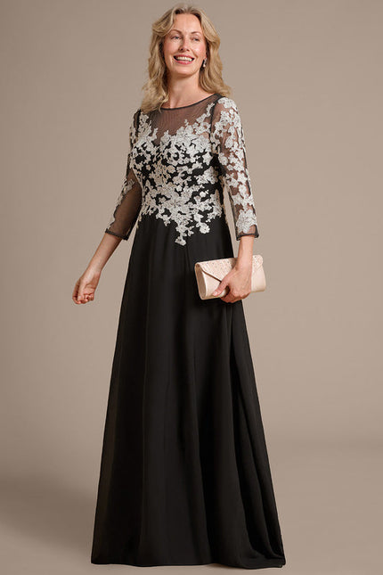 Robe Noire Luxe Dentelle - gallery 3