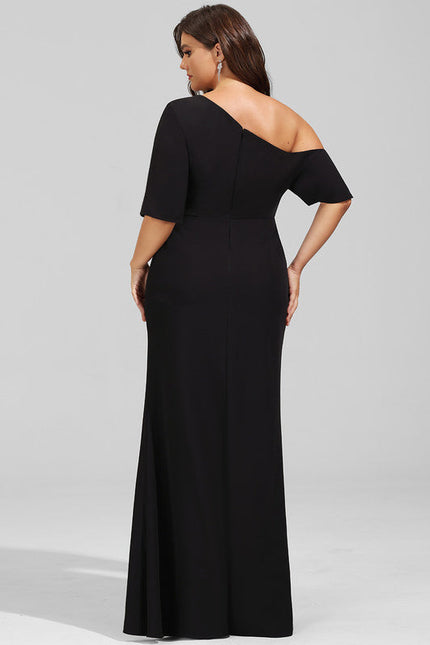 Robe Fourreau Chic Asymétrique Élégante - gallery 9