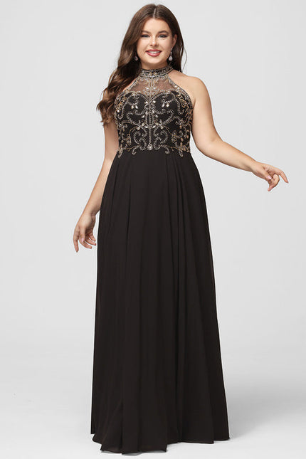 Robe De Bal Chic En Mousseline - gallery 9