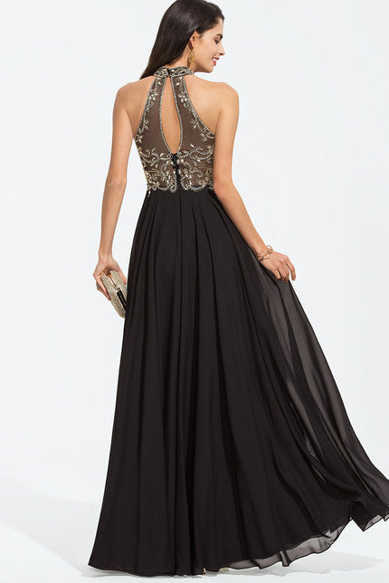 Robe De Bal Chic En Mousseline - gallery 6