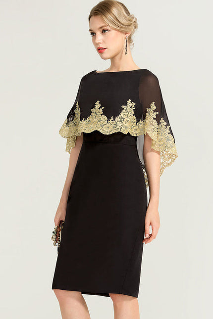 Robe Noire Croisée - gallery 3