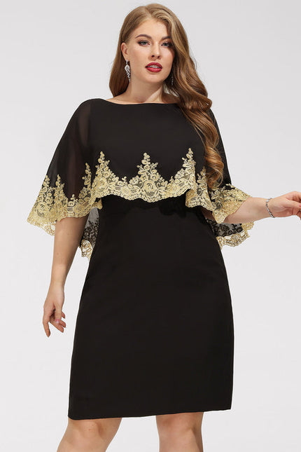 Robe Noire Croisée - gallery 4