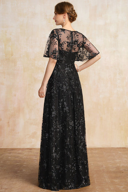 Robe Demoiselle D'Honneur Noire - gallery 5