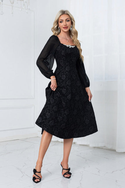 Robe Noire Chemise - gallery 4