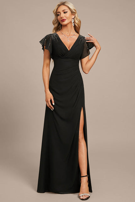 Robe Noire Décolleté Coeur - gallery 4