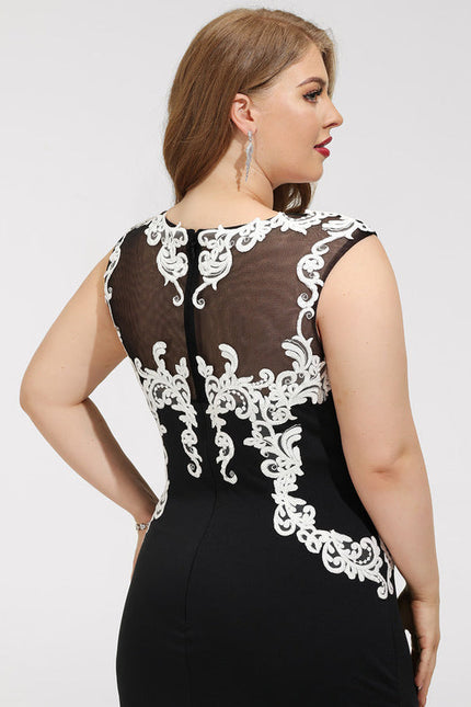 Robe Cocktail Élégante À Broderies - gallery 9