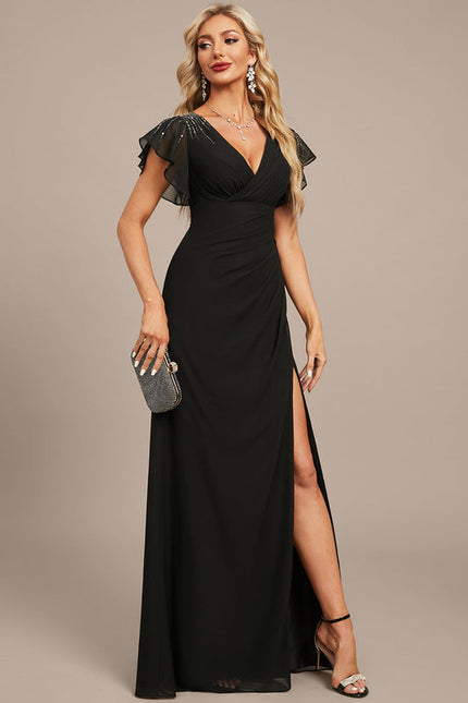 Robe Noire Décolleté Coeur - gallery 5