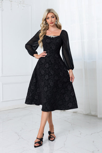 Robe Noire Chemise - gallery 1