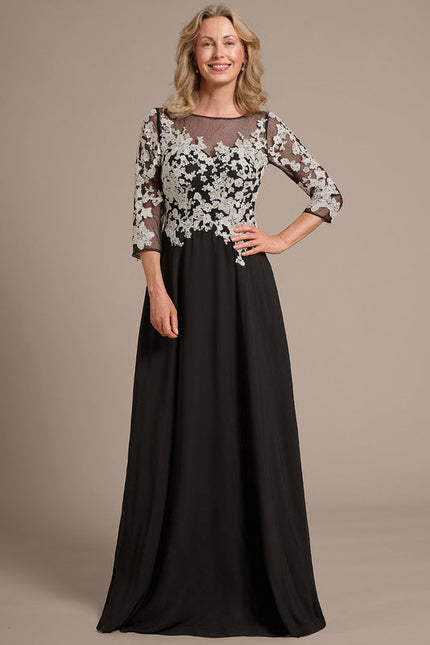 Robe Noire Luxe Dentelle - gallery 2