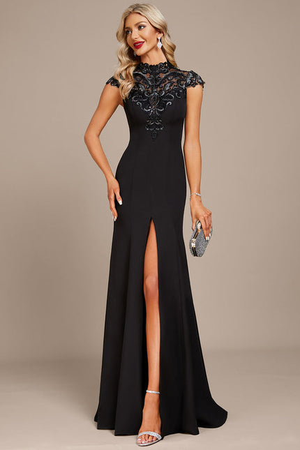 Robe Fourreau Élégante À Fente - gallery 2