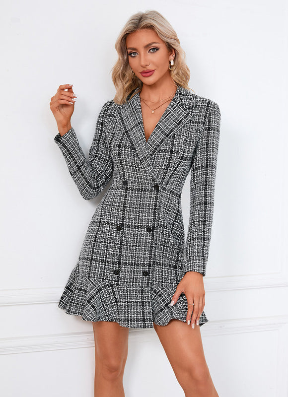 Robe Chemise Rayée Noir Et Blanc
