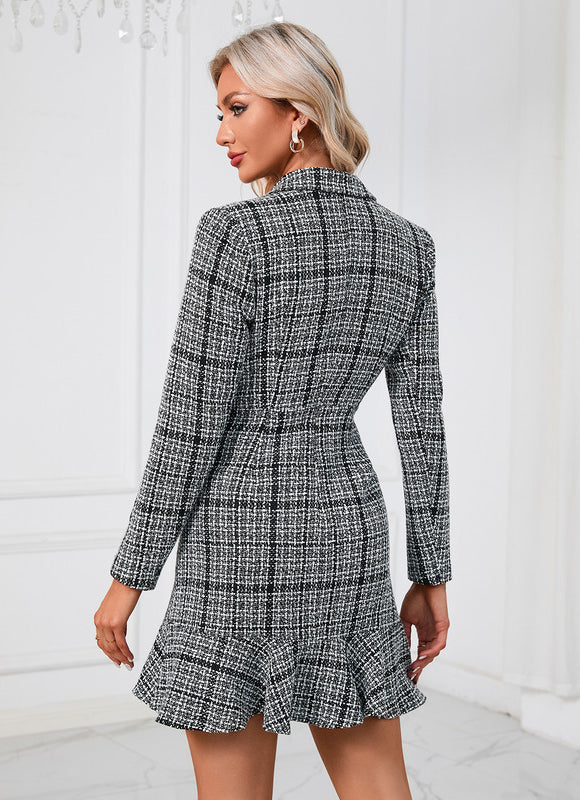 Robe Chemise Rayée Noir Et Blanc - gallery 5