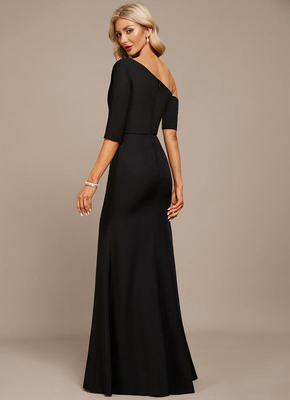 Robe Fourreau Chic Asymétrique Élégante - gallery 5