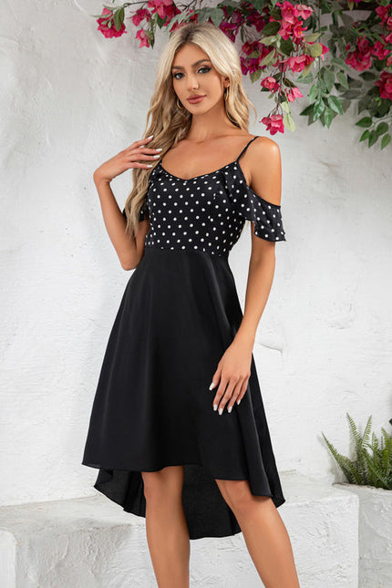 Robe Noire À Pois