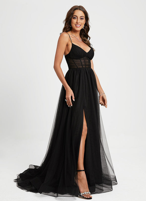 Robe De Bal Tulle Sexy Élégante - gallery 2