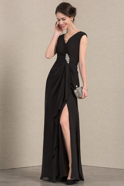 Robe Élégante À Fente Chic - gallery 2