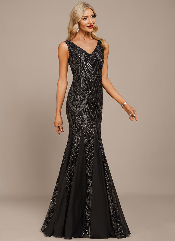 Robe Sirène Glamour À Sequins - gallery 5