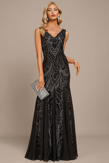 Robe Sirène Glamour À Sequins - gallery 3