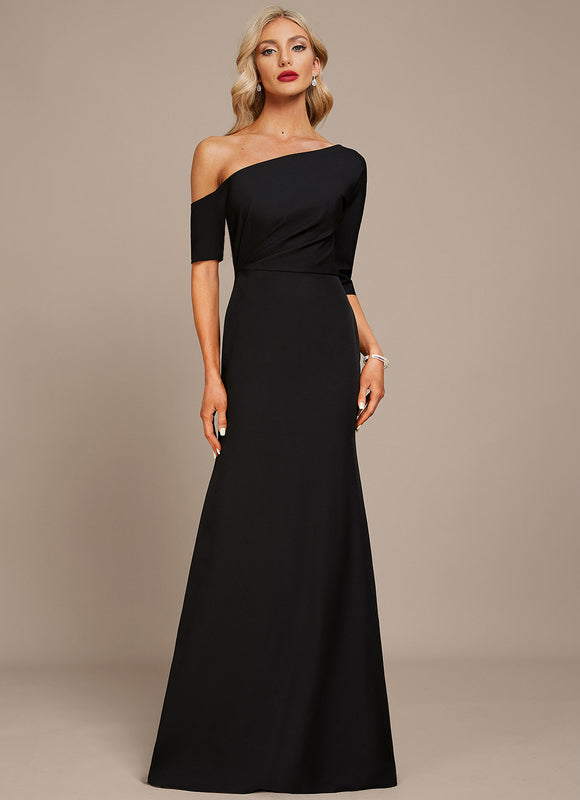 Robe Fourreau Chic Asymétrique Élégante - gallery 2