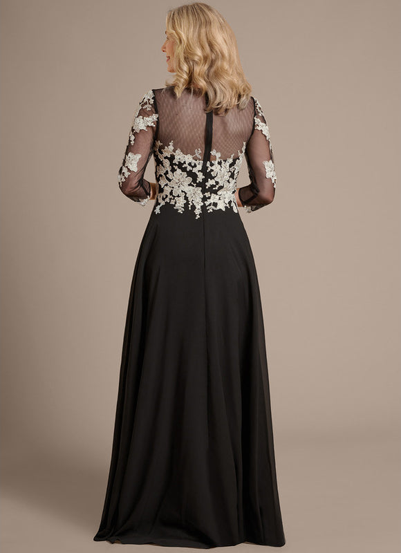 Robe Noire Luxe Dentelle - gallery 5